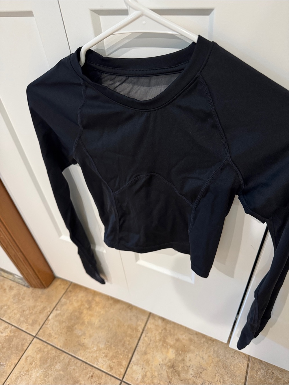 Amazon Women's Black Long-Sleeve Performance Tee